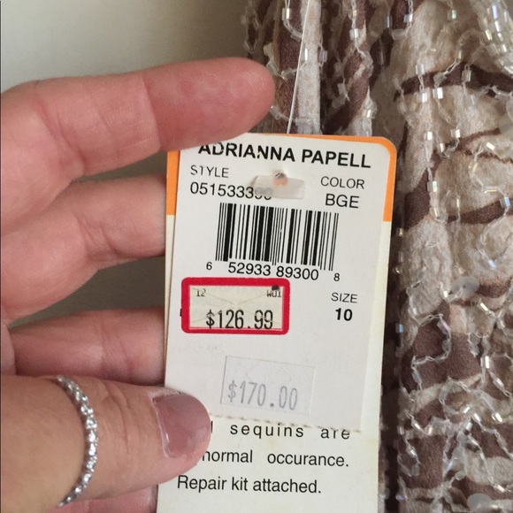 Adrianna Papell Beaded Evening Gown - Picture 5 of 8